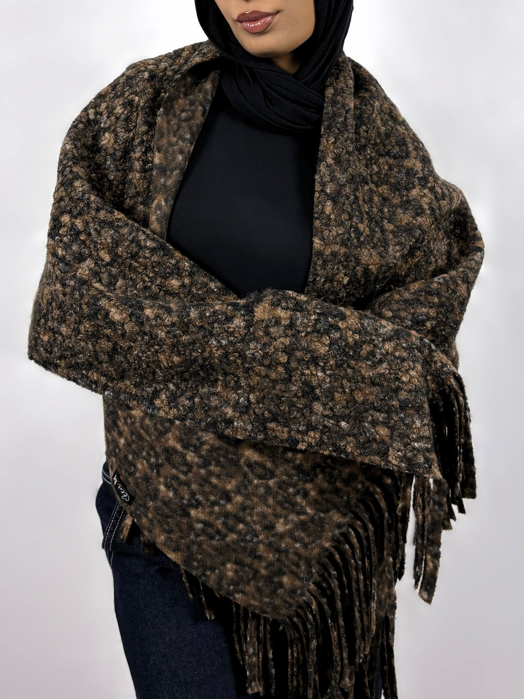 Crinkled felt Scarf